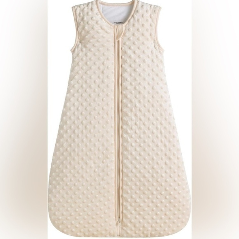 BABYINABAG 100% Cotton Beige Baby Sleeping Bag and Sack Small